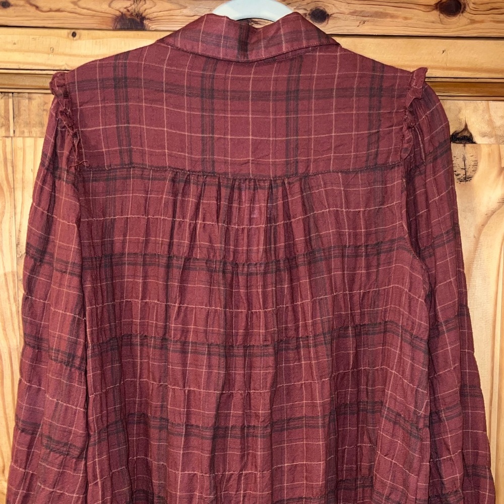 Max Studio lightweight flannel. SZ. M. NWT. - Picture 6 of 6